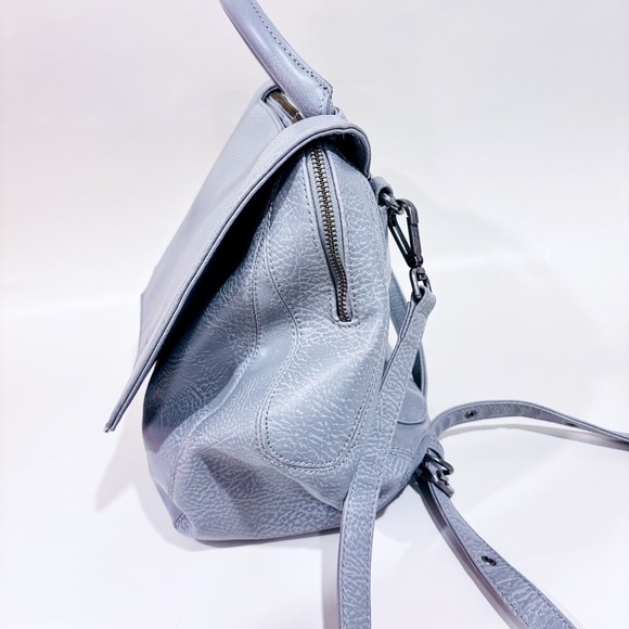MATT & NAT Grey leather shoulder bag - Picture 5 of 8